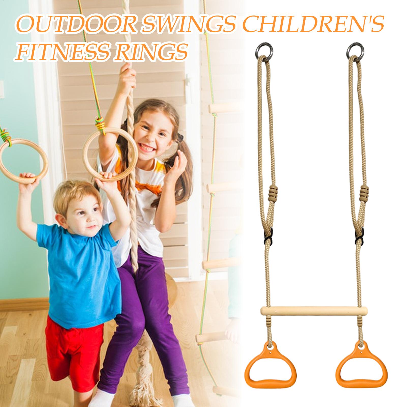 Kids Outdoor Gym Equipment - Huśtawka, sprzęt do ćwiczeń, pierścienie, drążek,