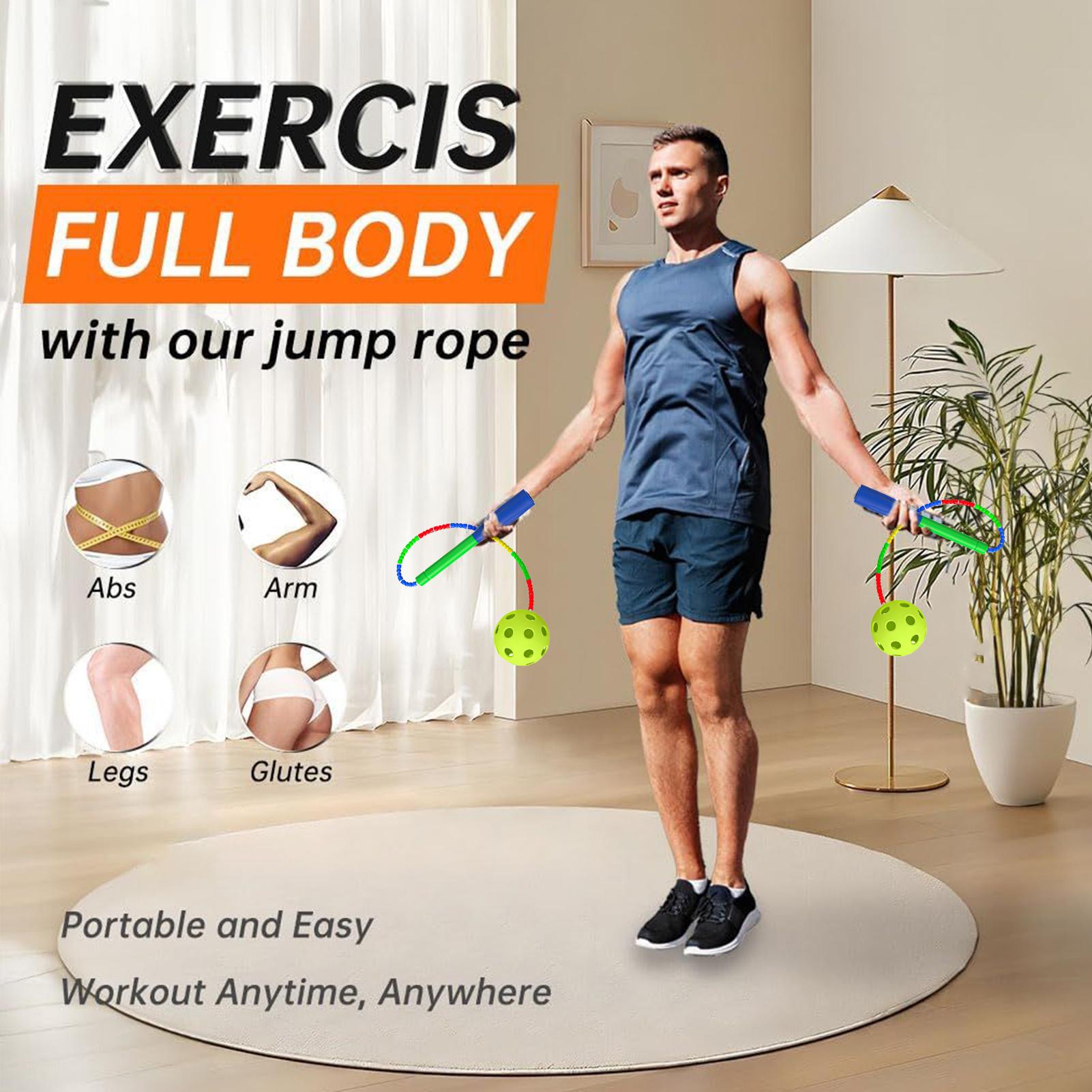Kids Outdoor Gym Equipment - Skakanka z bezprzewodową piłką, sprzęt do