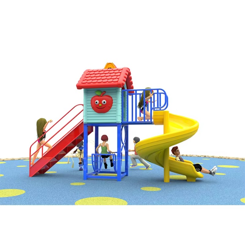 Kids Outdoor Swing And Slide - Wyprzedaż! Zestaw zabawek dla dzieci: zjeżdżalnia