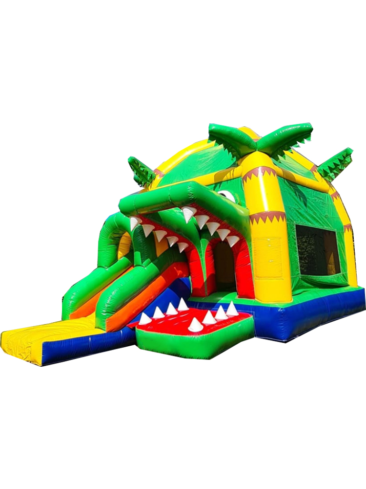 Kids Outdoor Jumping Toys - Dmuchany zamek krokodyl dla dzieci z