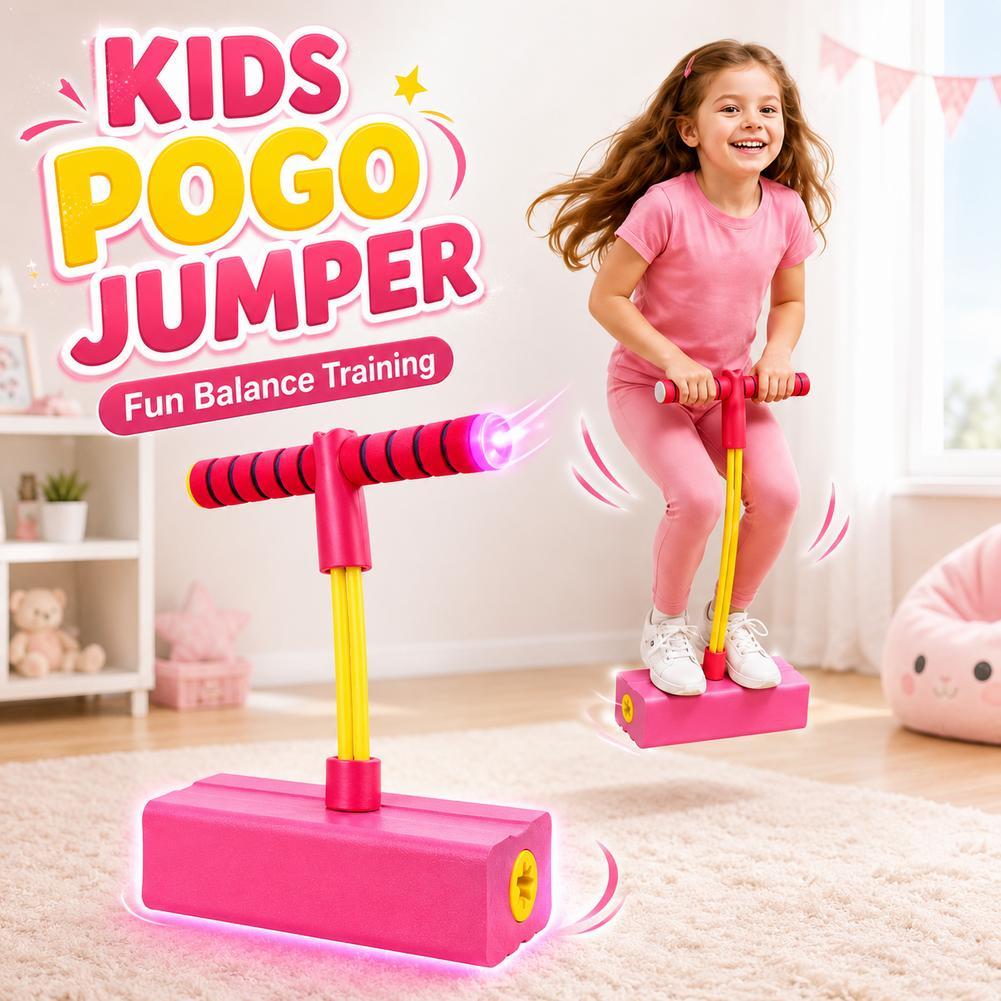 Kids Outdoor Jumping Toys - Pogo Stick z Pianki w Kształcie