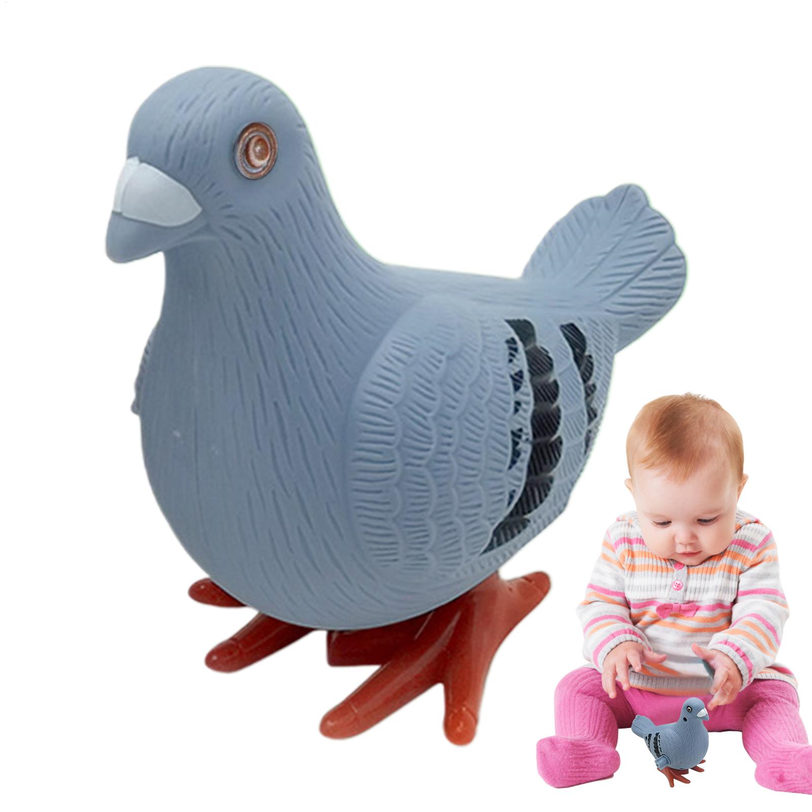 Kids Outdoor Jumping Toys - Urocza skacząca gołębia na mechanizm zegarowy,