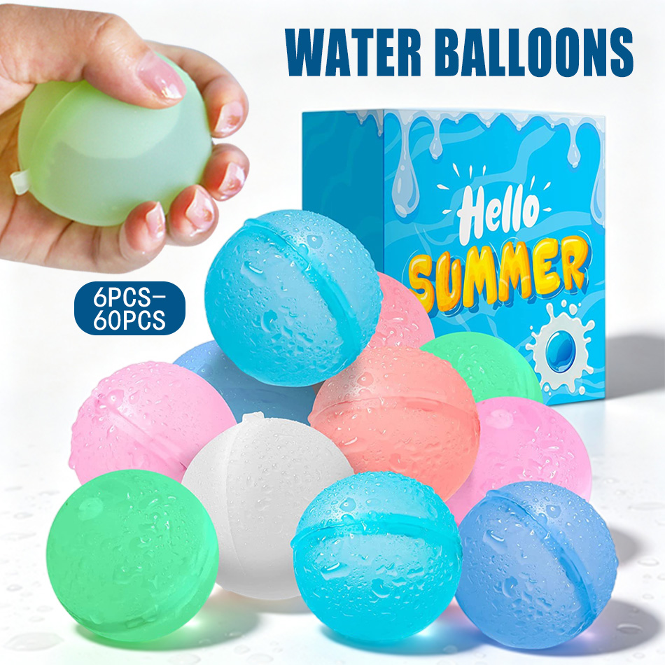 Kids Outdoor Water Play - Nowe, wielokrotnego użytku balony na wodę,