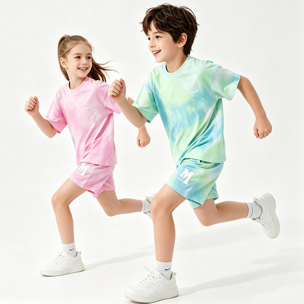Kids Outdoor Wear - Dziecięcy zestaw sportowy z bawełny dla
