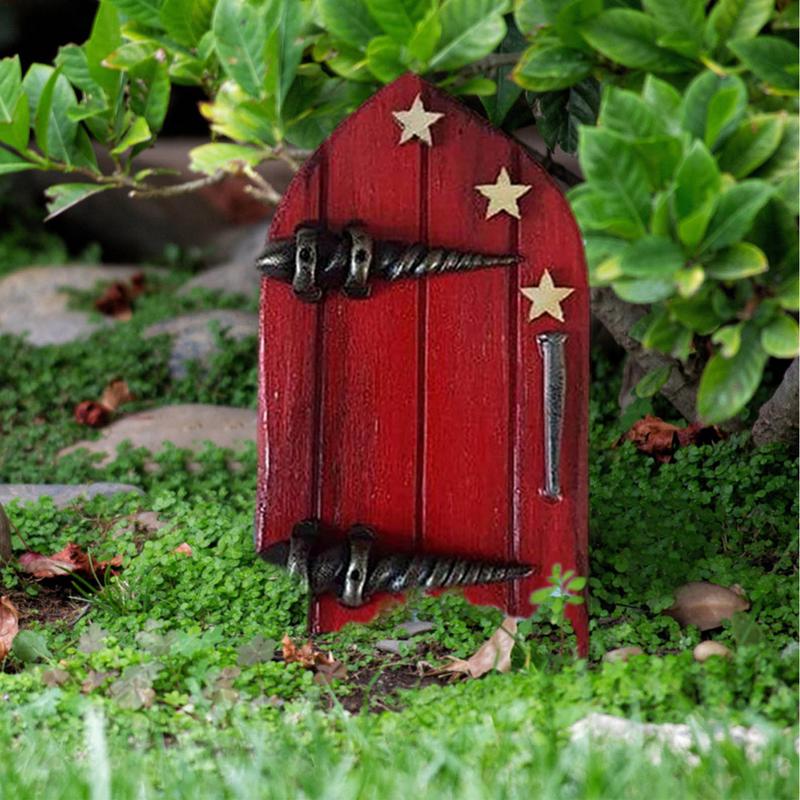 Kids Outdoor Fairy Garden - Wróżka Drzwi Dekoracja Ogrodu Akcesoria Zewnętrzne