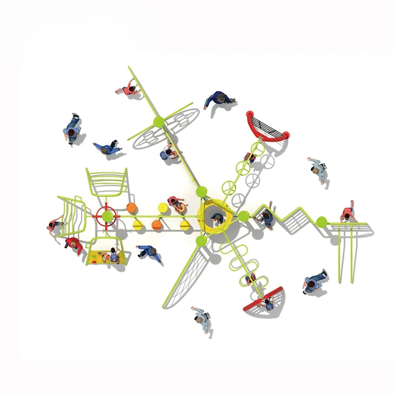 Kids Outdoor Climbing Structure - Wyzwania dla dzieci, elementy do zabawy