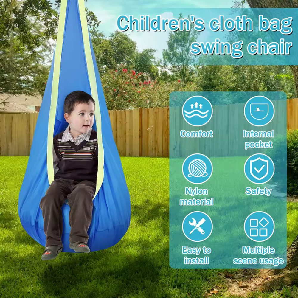 Huśtawka dla dzieci z nylonowy – Kids Outdoor Swing Chair recenzja i cena