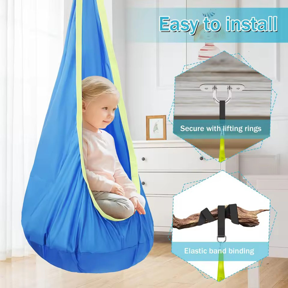 Huśtawka dla dzieci z nylonowy – Kids Outdoor Swing Chair recenzja i cena
