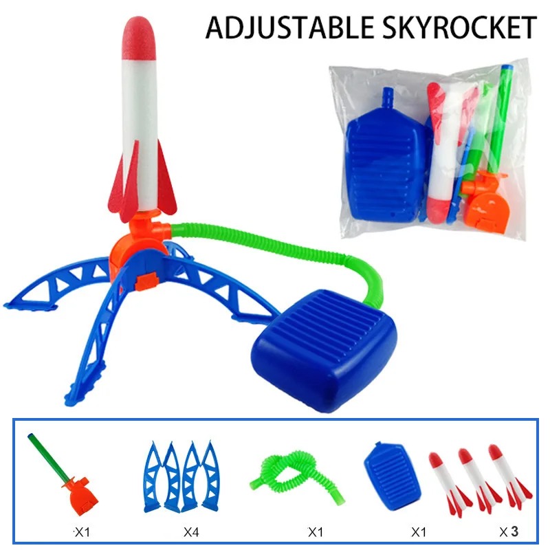 Wyrzutnia Rakiet Powietrznych  – Kids Outdoor Jumping Toys recenzja i cena