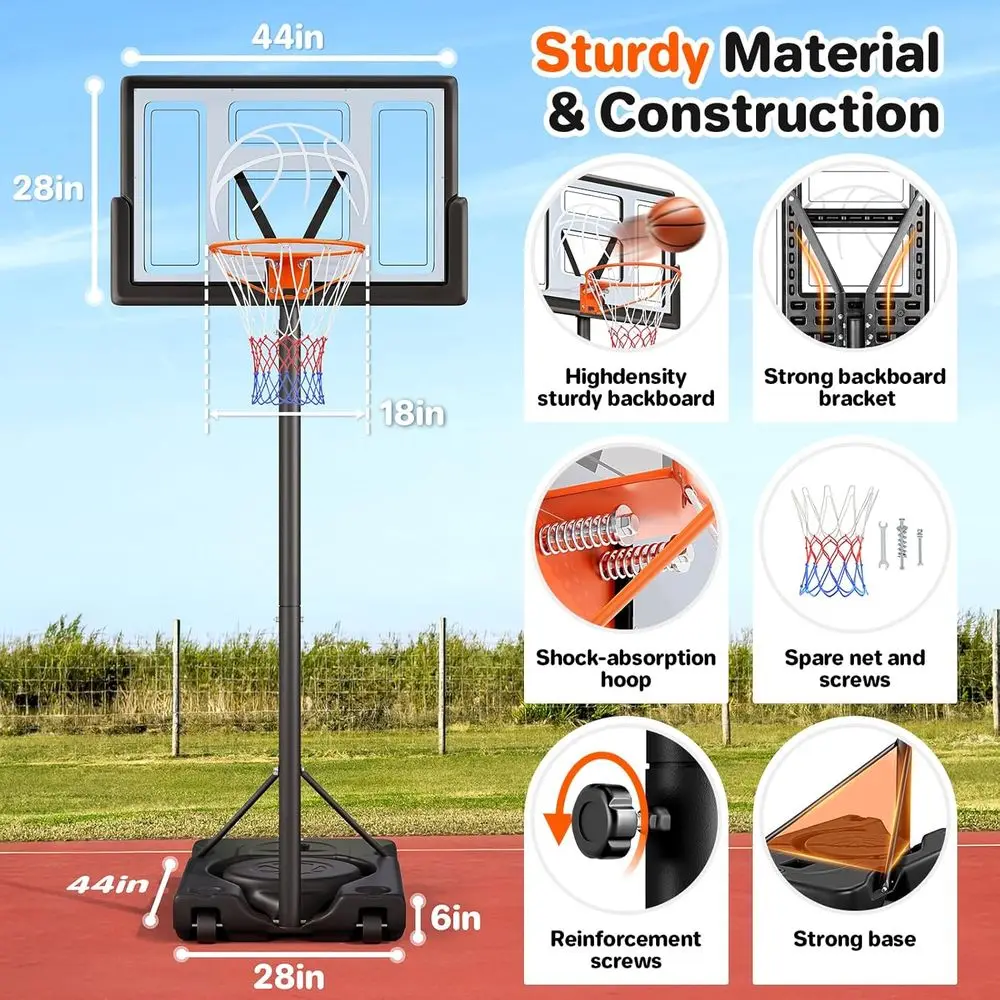 Regulowany, przenośny, zewnętr – Kids Outdoor Basketball recenzja i cena