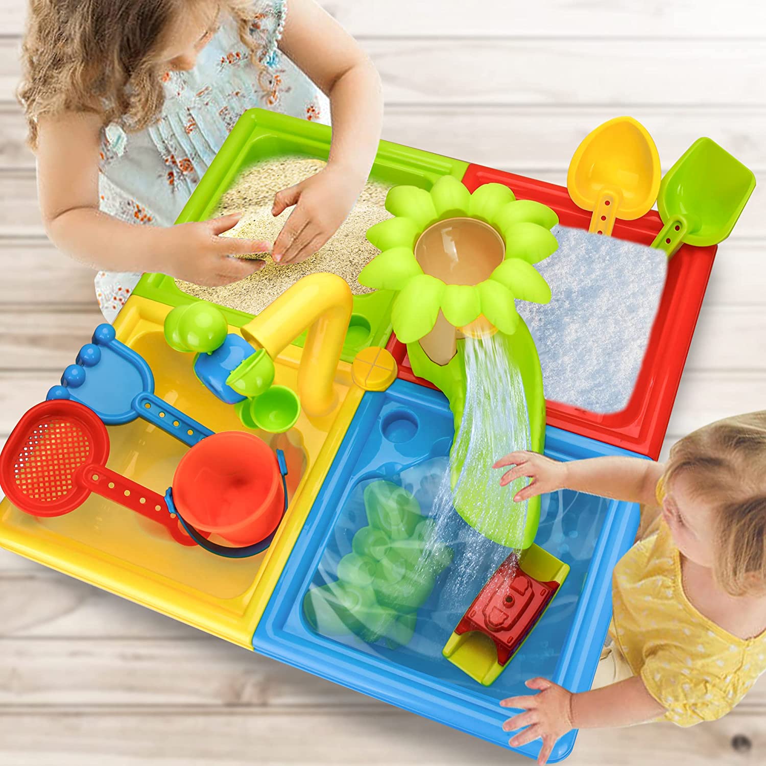 Stół plażowy z piaskiem zabawk – Kids Outdoor Water Play recenzja i cena