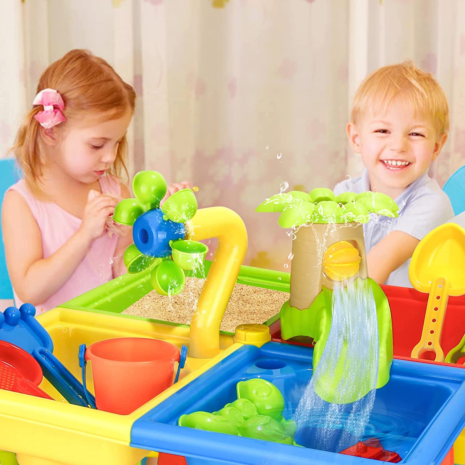Stół plażowy z piaskiem zabawk – Kids Outdoor Water Play recenzja i cena