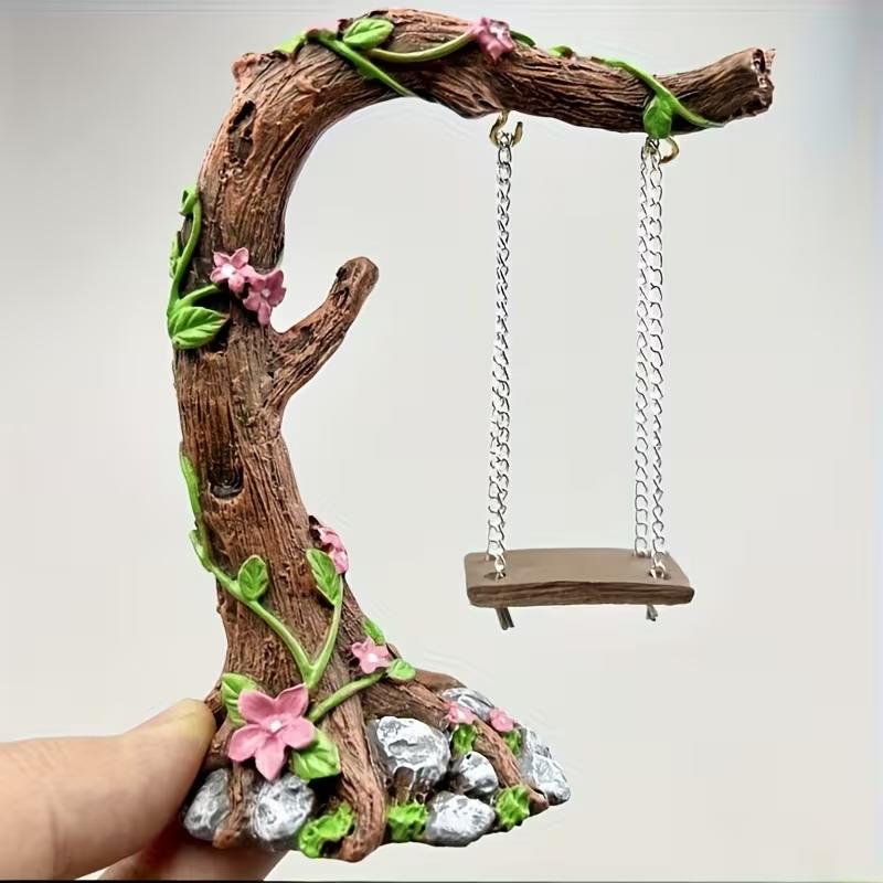 Miniaturowy zestaw huśtawek do – Kids Outdoor Fairy Garden recenzja i cena