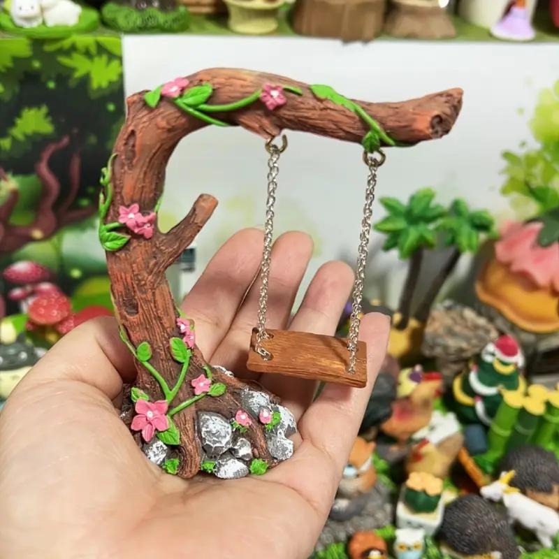 Miniaturowy zestaw huśtawek do – Kids Outdoor Fairy Garden recenzja i cena