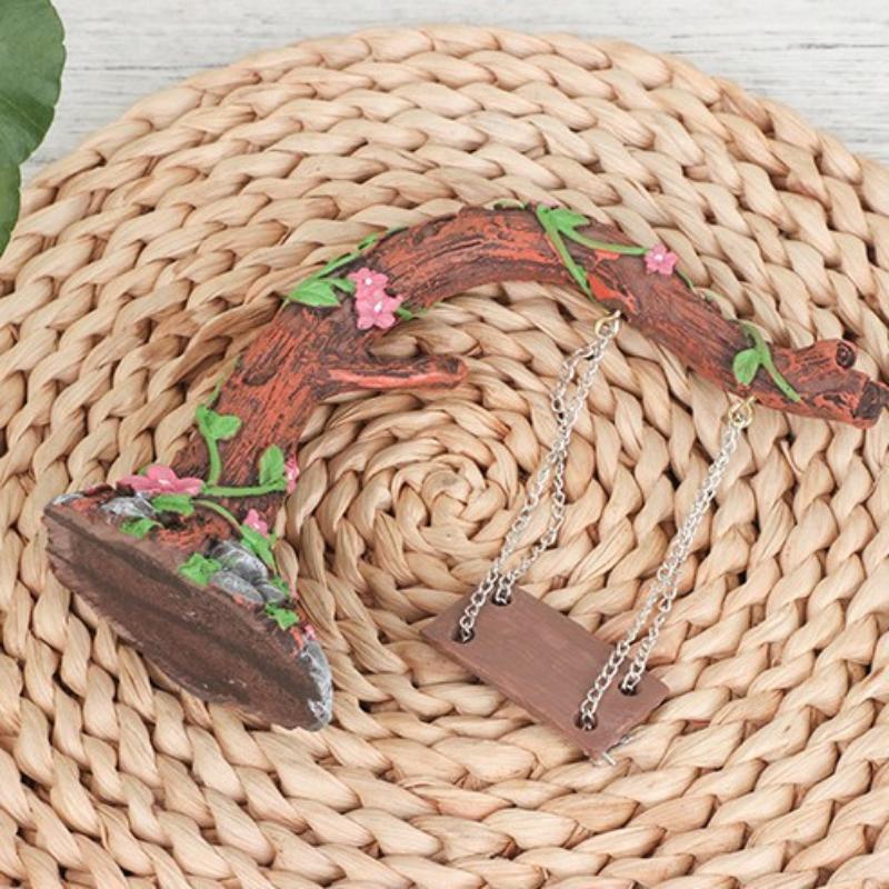 Miniaturowy zestaw huśtawek do – Kids Outdoor Fairy Garden recenzja i cena
