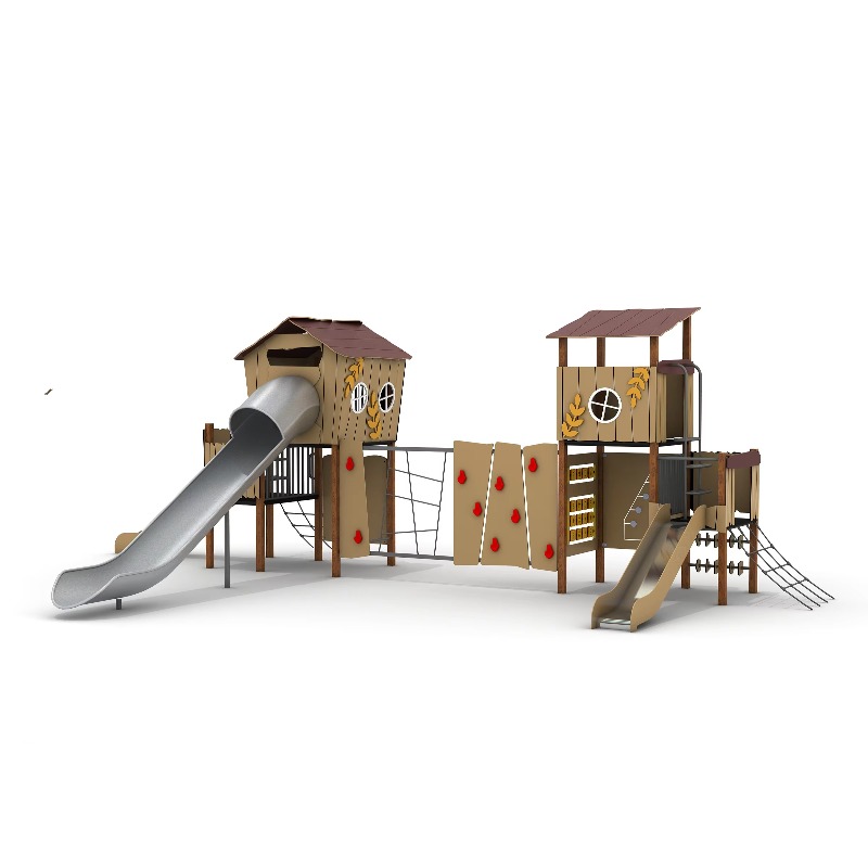 Drewniany zestaw zabawowy na z – Kids Outdoor Climbing Structure recenzja i cena