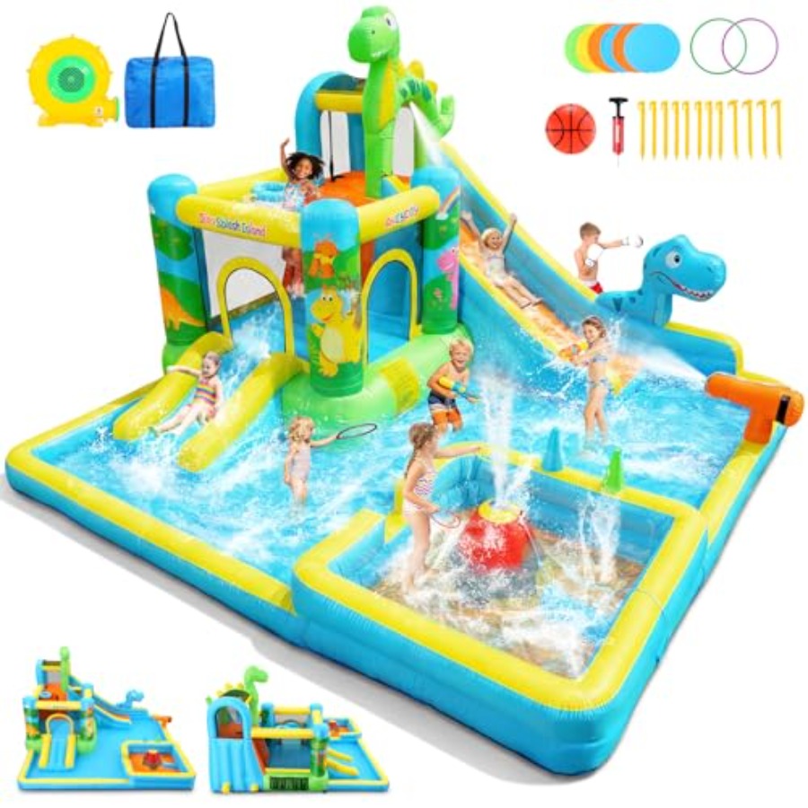 Nadmuchiwana zjeżdżalnia wodna – Kids Outdoor Bounce House recenzja i cena