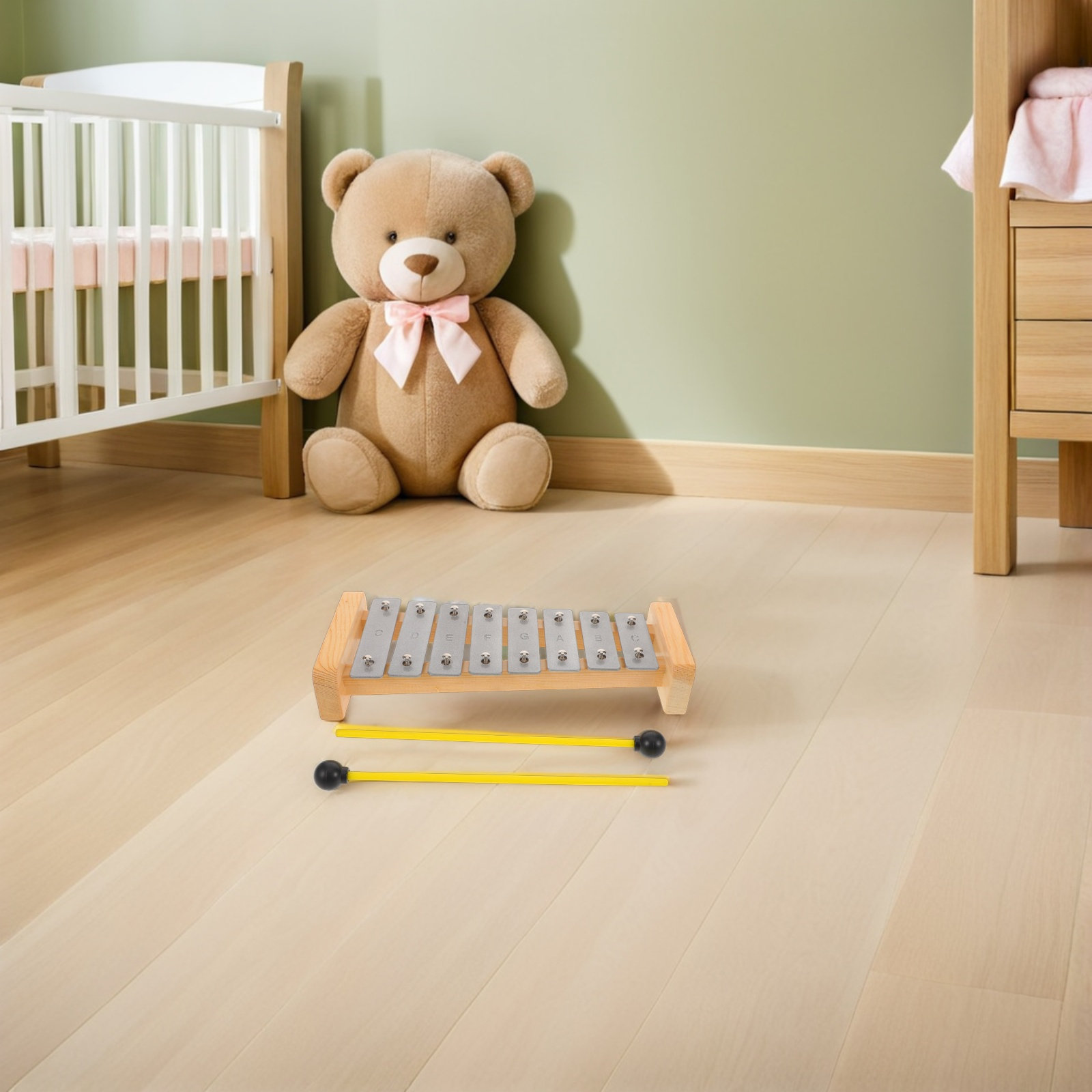 8-tonowy aluminiowy ksylofon g – Kids Outdoor Xylophone recenzja i cena