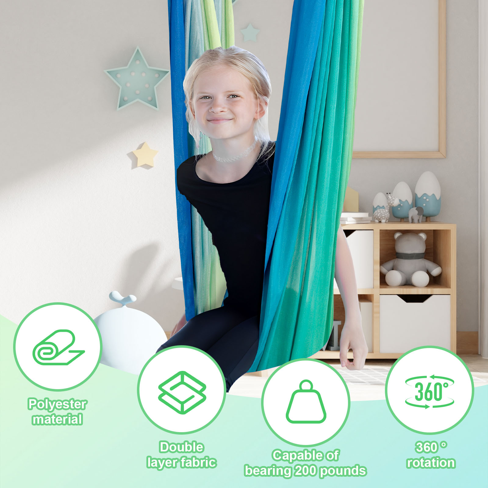 Huśtawki sensoryczne dla dziec – Kids Outdoor Swing And Slide recenzja i cena