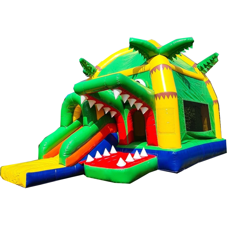 Dmuchany zamek krokodyl dla dz – Kids Outdoor Jumping Toys recenzja i cena