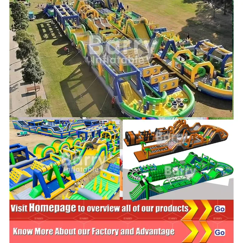 Zewnętrzna i wewnętrzna dmucha – Kids Outdoor Obstacle Course Equipment recenzja i cena