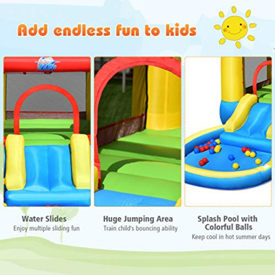 Nadmuchiwany domek do skakania – Kids Outdoor Bounce House recenzja i cena