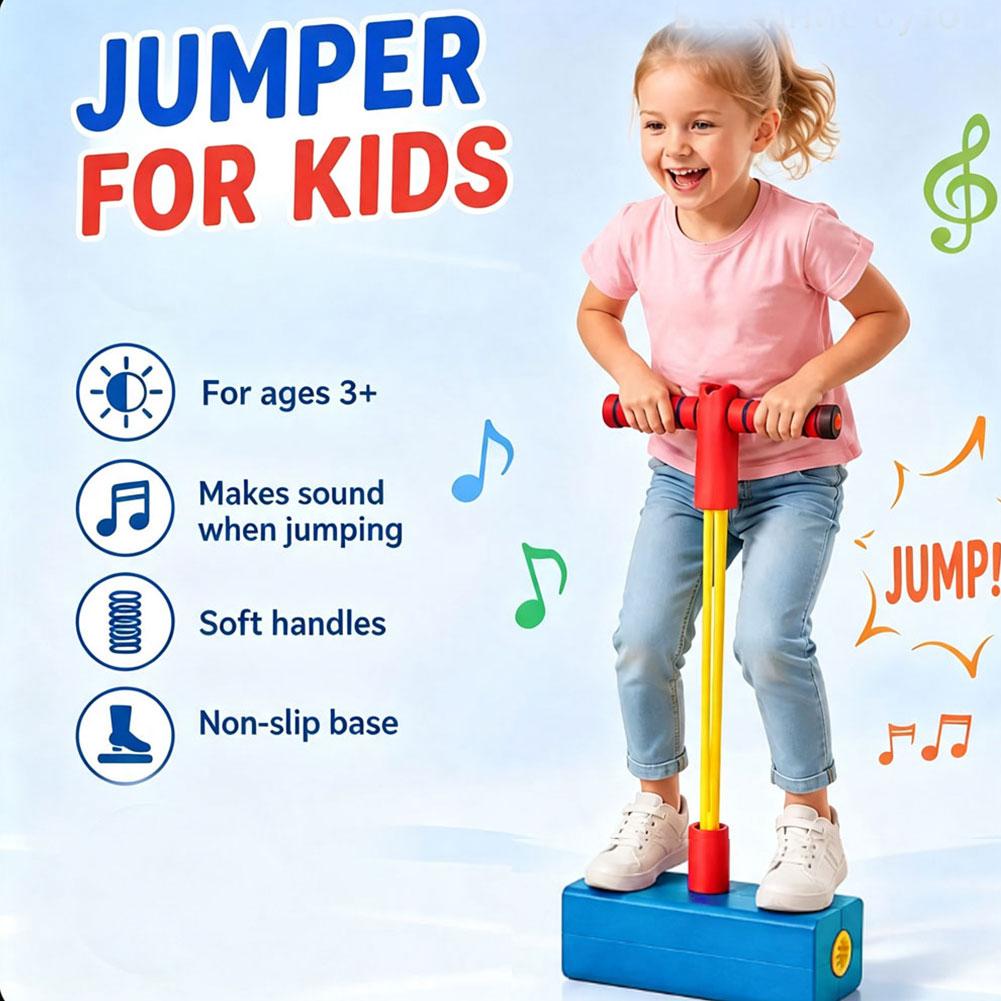 Pogo Stick z Pianki w Kształci – Kids Outdoor Jumping Toys recenzja i cena