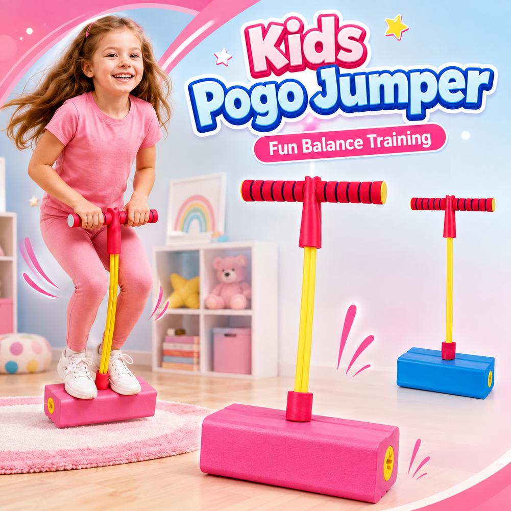 Pogo Stick z Pianki w Kształci – Kids Outdoor Jumping Toys recenzja i cena