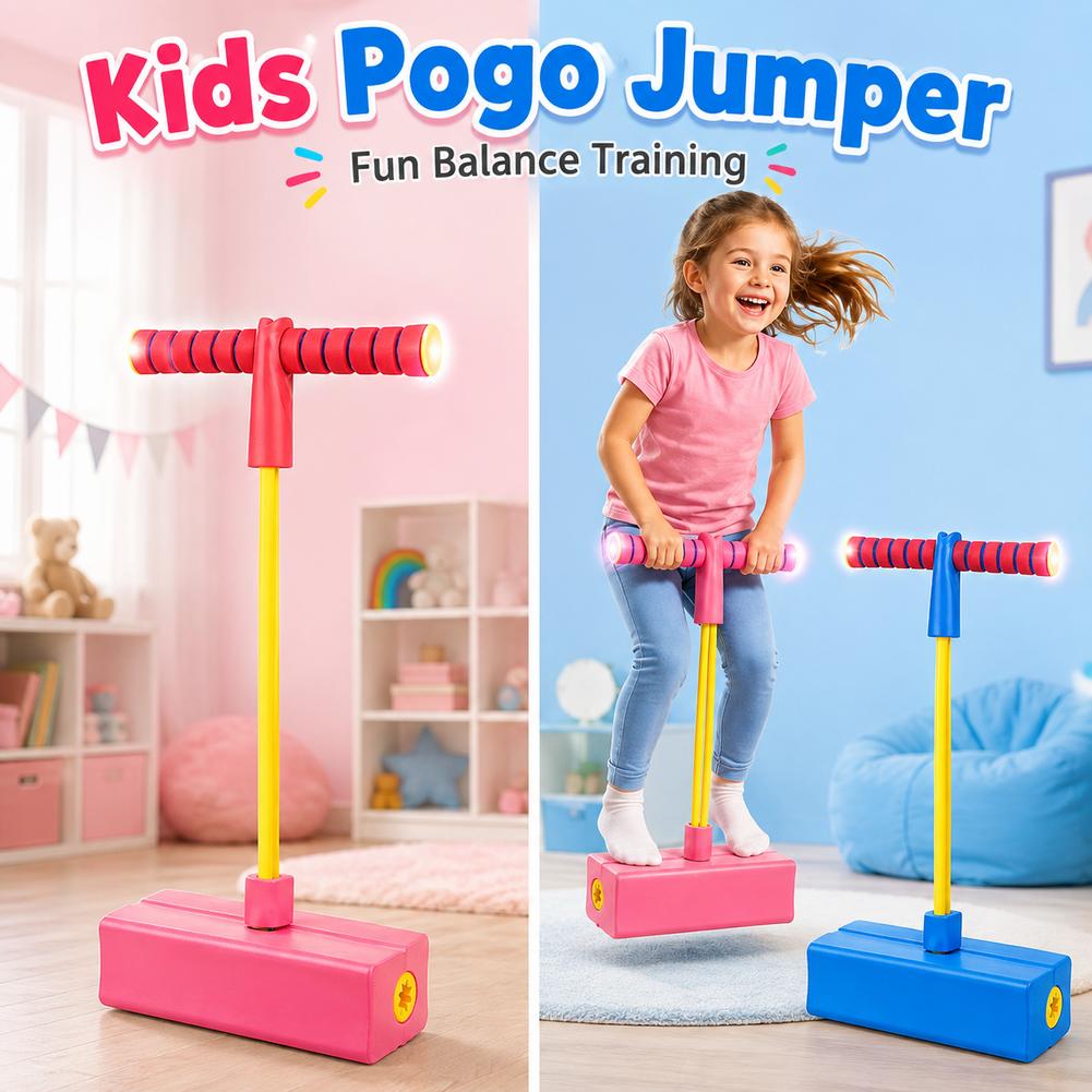 Pogo Stick z Pianki w Kształci – Kids Outdoor Jumping Toys recenzja i cena