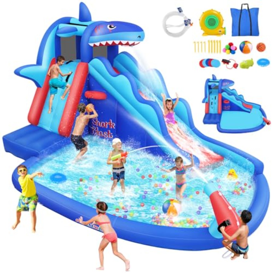 Nadmuchiwana zjeżdżalnia wodna – Kids Outdoor Bounce House recenzja i cena