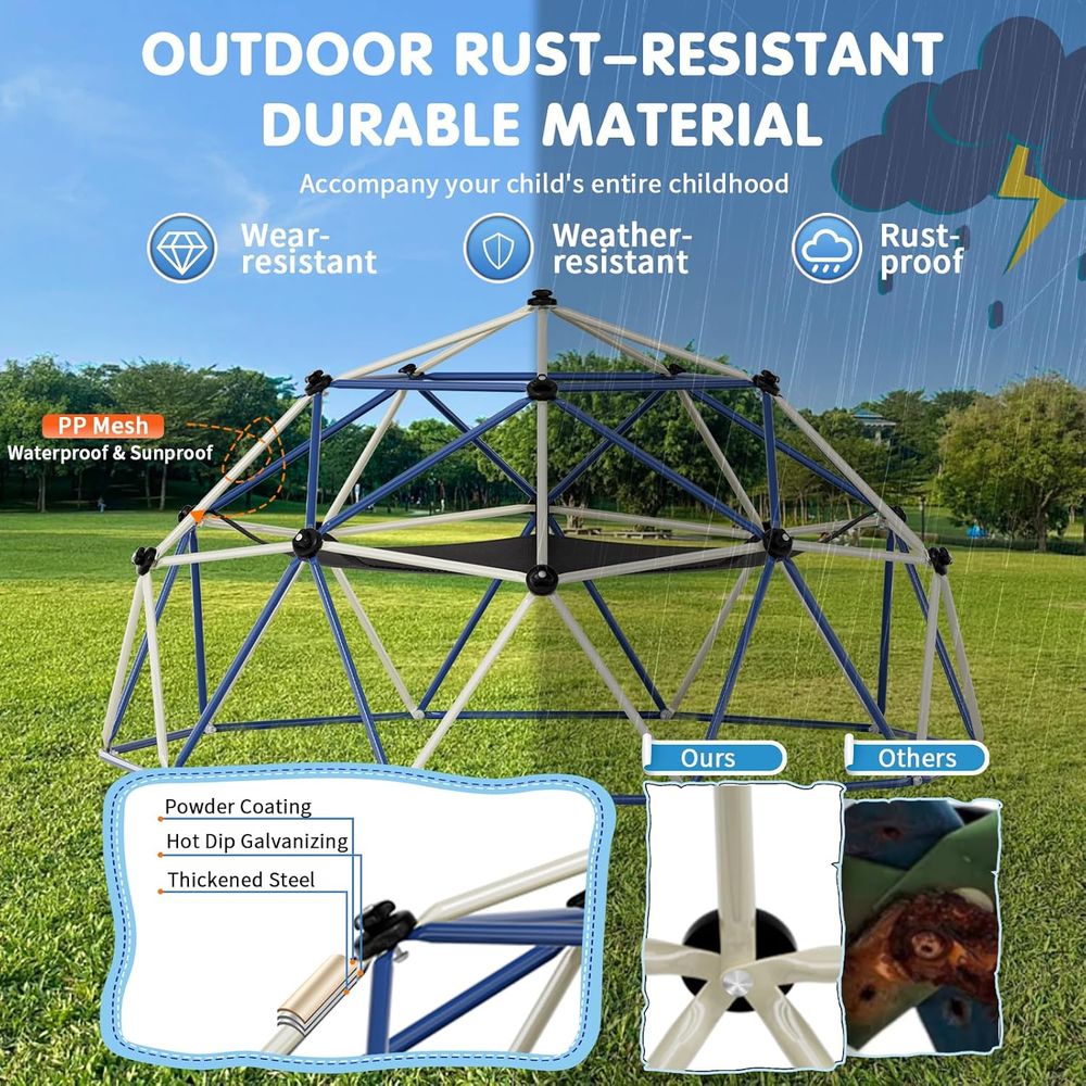ClimDome, kopuła wspinaczkowa  – Kids Outdoor Dome Climber recenzja i cena