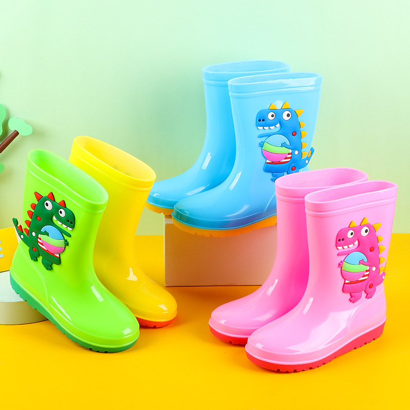 Dziecięce kalosze z dinozauram – Kids Outdoor Water Play recenzja i cena