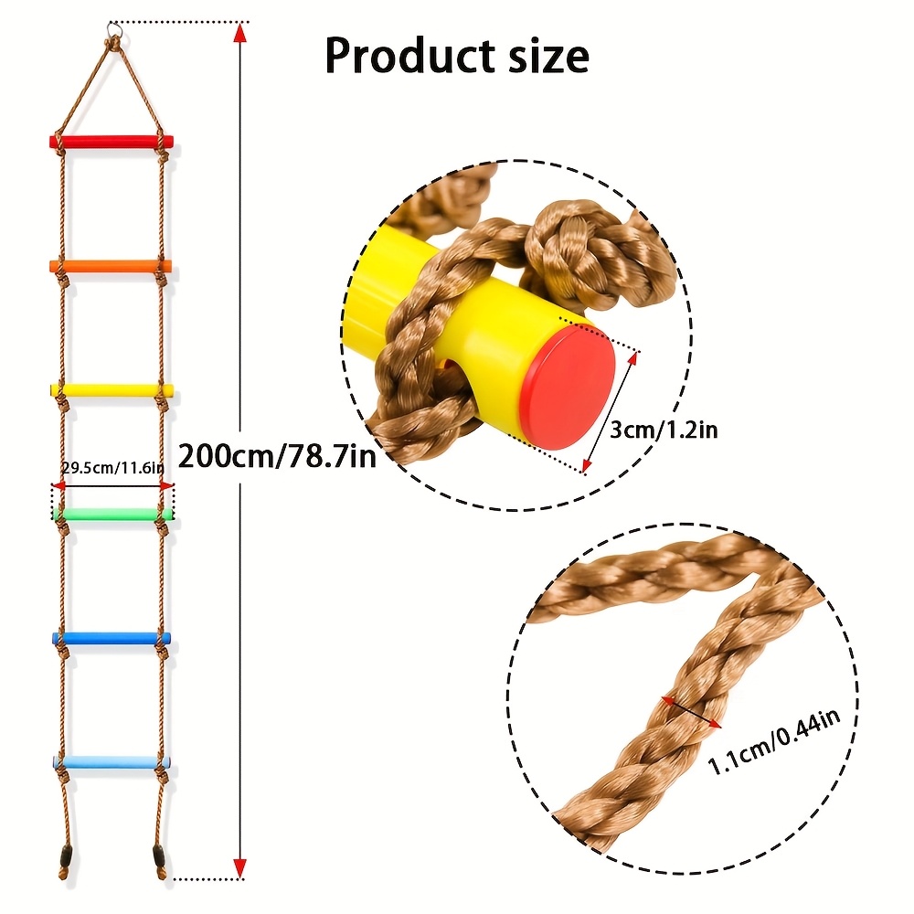 1 szt. Kolorowa drabinka do ws – Kids Outdoor Climbing Structure recenzja i cena
