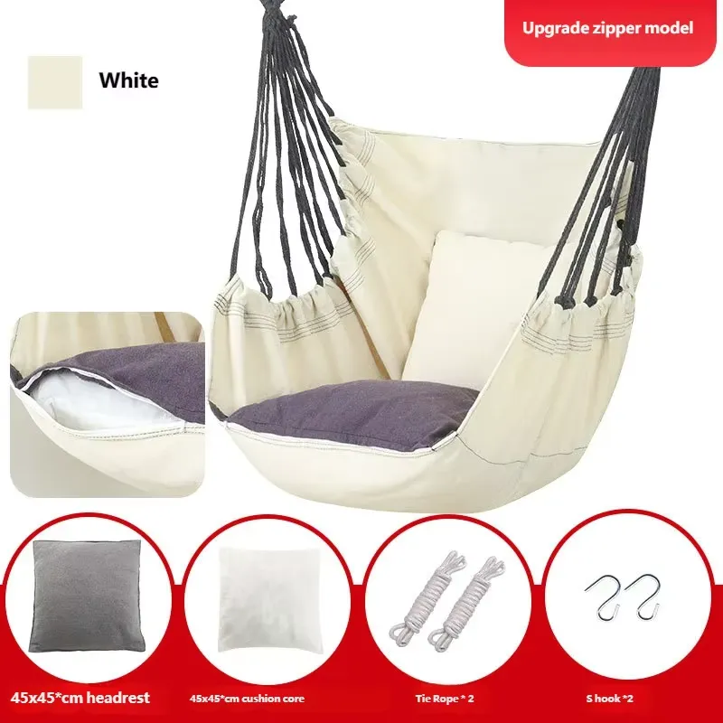 Huśtawka hamakowa z poduszką,  – Kids Outdoor Swing Chair recenzja i cena