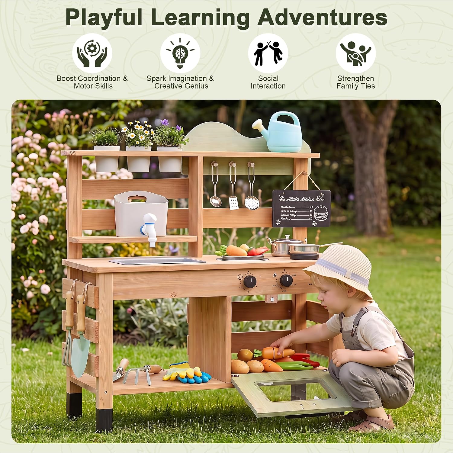 OLLIKIVI Zewnętrzna kuchnia do – Kids Outdoor Sink recenzja i cena