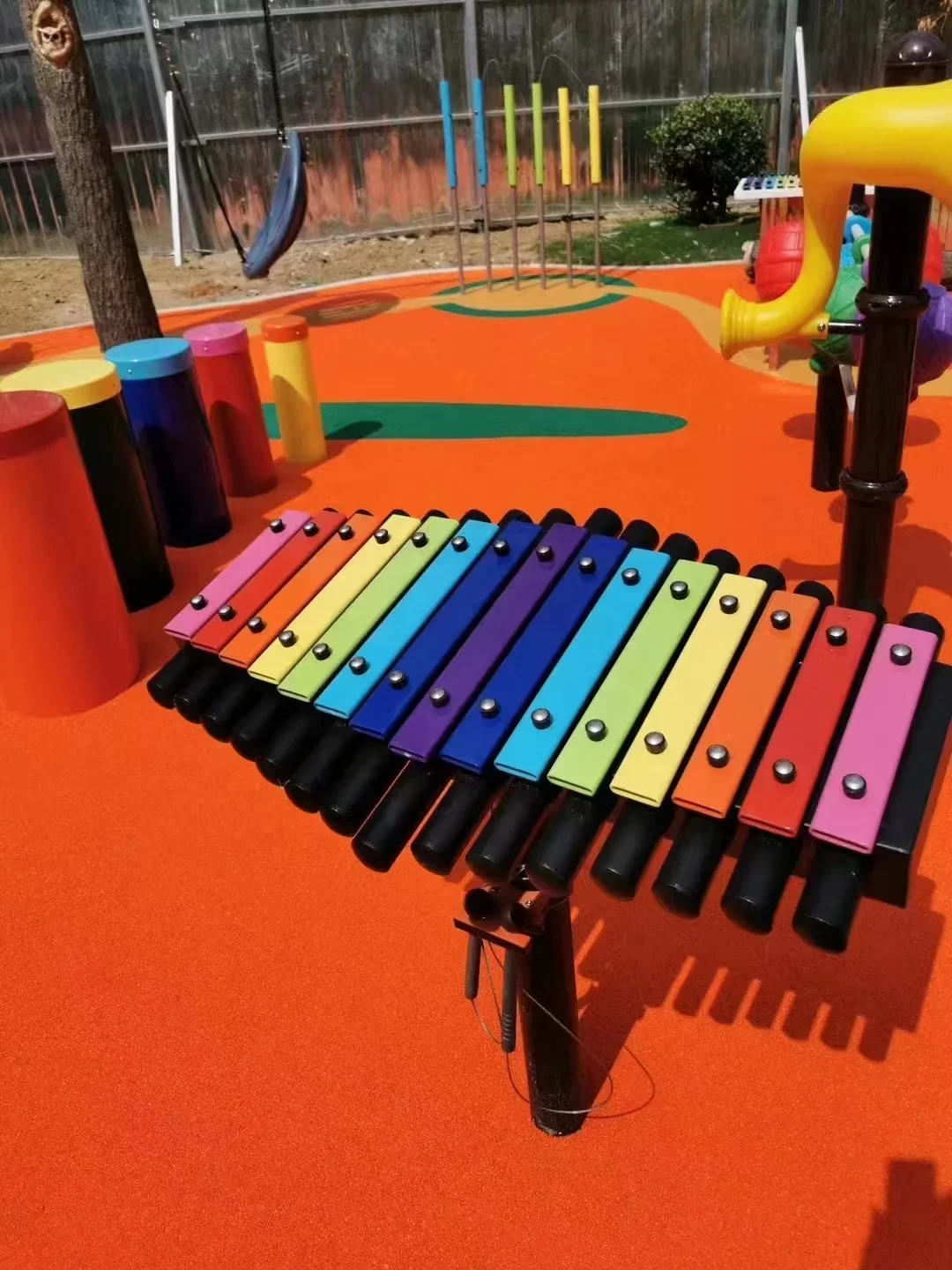 Instrumenty perkusyjne Bonhong – Kids Outdoor Xylophone recenzja i cena