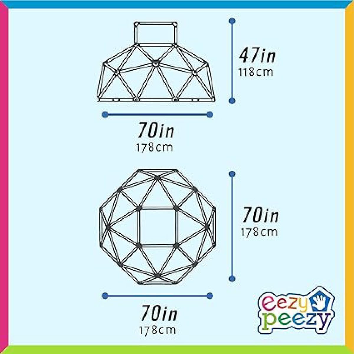 Wspinaczkowy zestaw z kopułą - – Kids Outdoor Dome Climber recenzja i cena