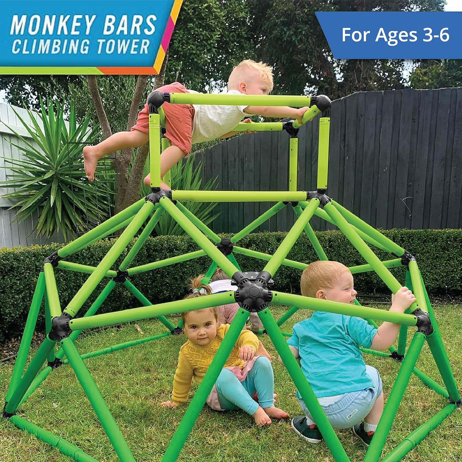 Wspinaczkowy zestaw z kopułą - – Kids Outdoor Dome Climber recenzja i cena