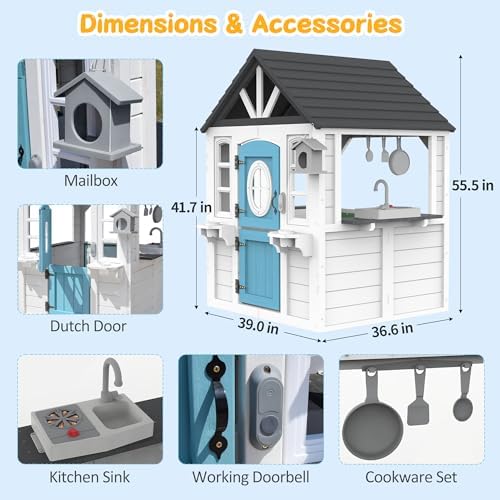 Drewniany domek dla dzieci z z – Kids Outdoor Sink recenzja i cena