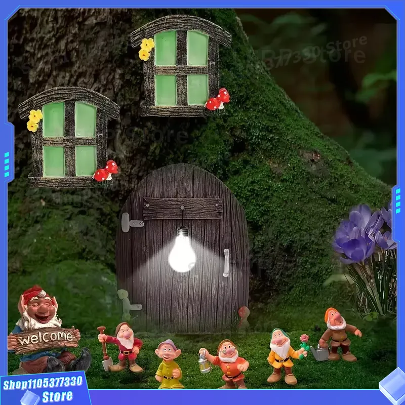 Miniaturowa rzeźba drzwi wróżk – Kids Outdoor Fairy Garden recenzja i cena