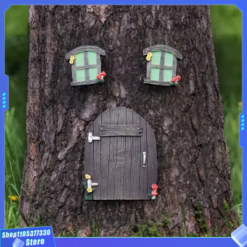 Miniaturowa rzeźba drzwi wróżk – Kids Outdoor Fairy Garden recenzja i cena