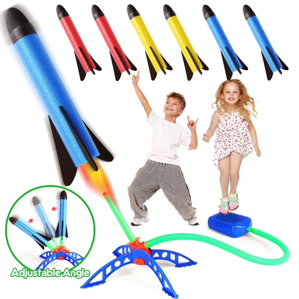 Kids Air Rocket Foot Pump Laun – Kids Outdoor Jumping Toys recenzja i cena